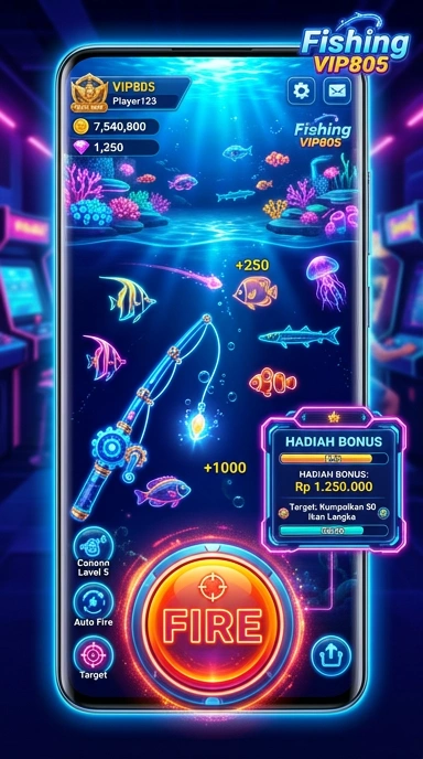 Screenshot aplikasi vip805 saat menampilkan kategori aplikasi populer.